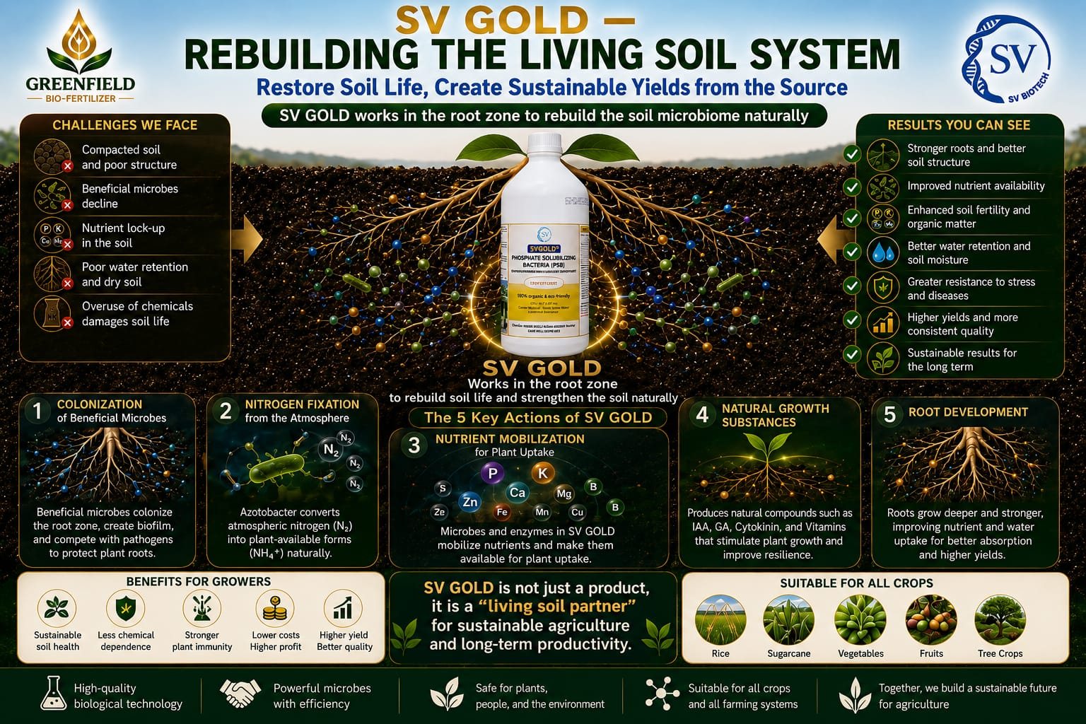 SV GOLD และระบบดินที่มีชีวิต